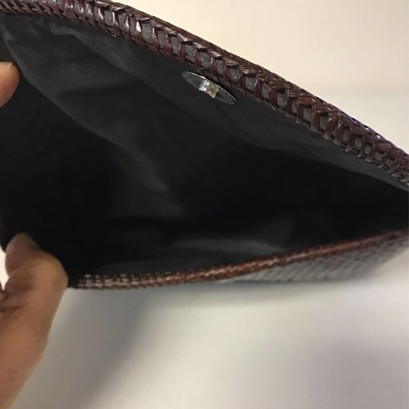 Bamboo Straw Clutch Purse Handwoven Envelope Retro Straw Handbag Raffia … - Picture 6 of 7